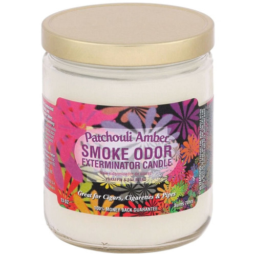 Smoke Odor 13oz Candle - Patchouli Amber