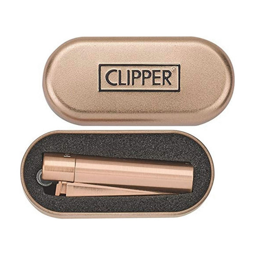 Clipper - Rose Gold Metal Lighters