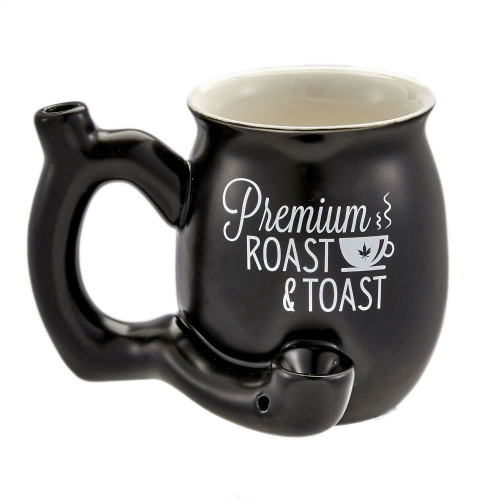 Roast & Toast Matte Black Mug