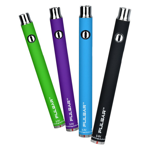 12 PC DISPLAY - Pulsar Slim Spinner VV Battery - 400mAh - Assorted