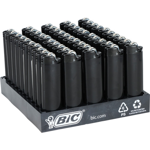 50ct Bic Lighter Display - Black Out Edition
