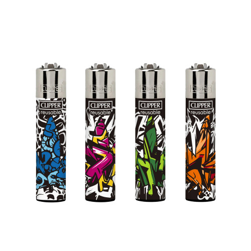 48ct Clipper Lighter Display - Urban Weed