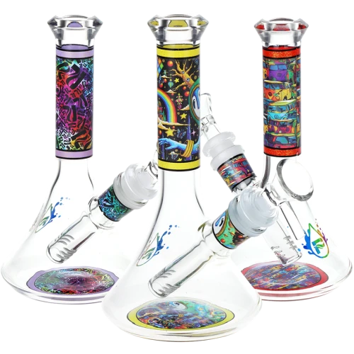 Pulsar Design Series Beaker Glass Water Pipe - 6.75" / 14mm F
