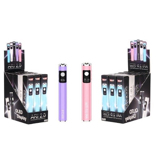 15ct Yocan Ari 2.0 Battery Display Assorted Colors