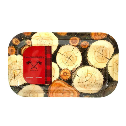 Canadian Lumber Metal Rolling Tray - 10.5" x 6.25"