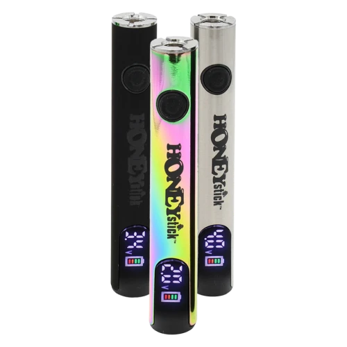 HoneyStick 510 Twist Digital LED Stick Battery 400mAh Silver