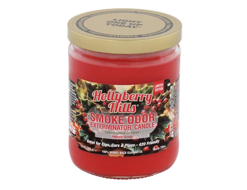 Smoke Odor 13oz. Candle - Limited Edition - Hollyberry Hills