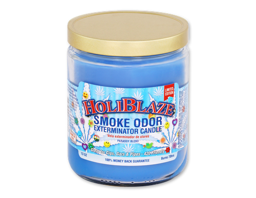 Smoke Odor 13oz. Candle Holiday Limited Edition Holiblaze
