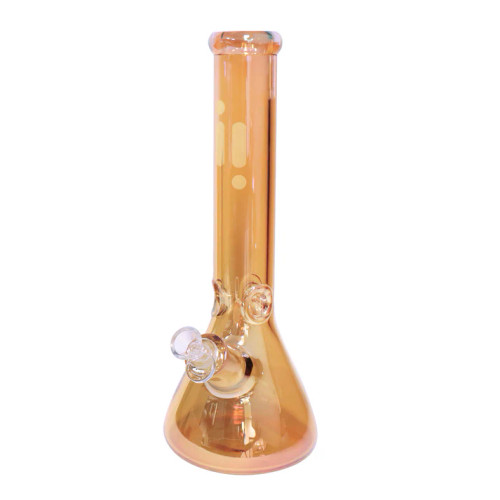 Infyniti 14" Beaker w/ Ice Pinch Chrome Finish Brown