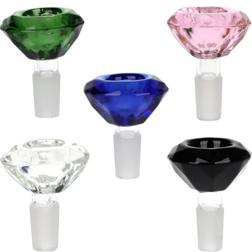 Diamond Herb Slides - 14mm Male  / Colors Vary
