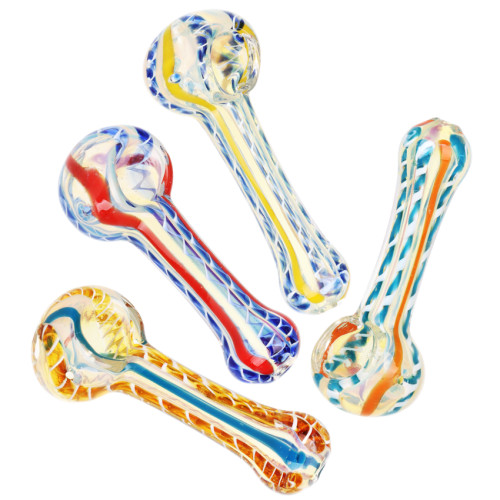 Inside Out Glass Pipe - 2.75" / Styles Vary