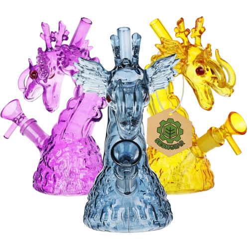 Seshgear Rising Dragon Water Pipe 6.7" / 14mm F