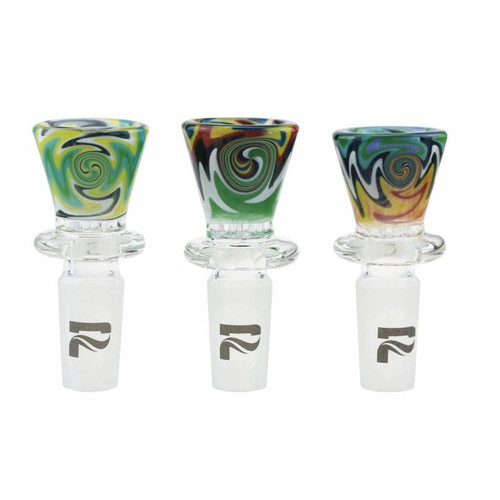 Pulsar Worked Cone Bowl w/ Maria Handle 14mm Male