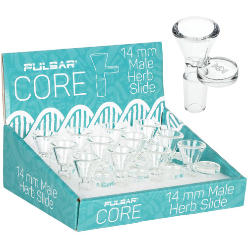 12ct Pulsar CORE Glass Herb Slide Display - 14mm M