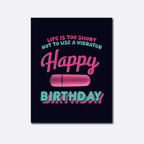 NaughtyVibes Greeting Card with Rock Candy Vibrator