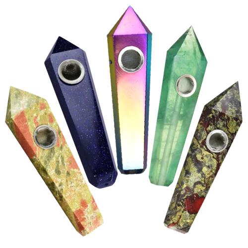 Gemstone Handpipes
