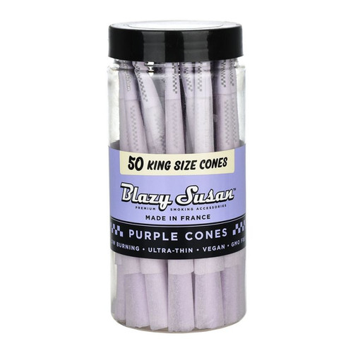 Blazy Susan Purple Pre-Rolled Cones - 50pk/King Size Slim
