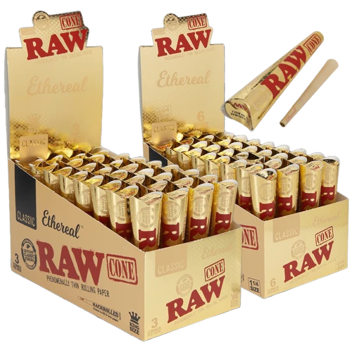 32ct RAW Ethereal Cones Display