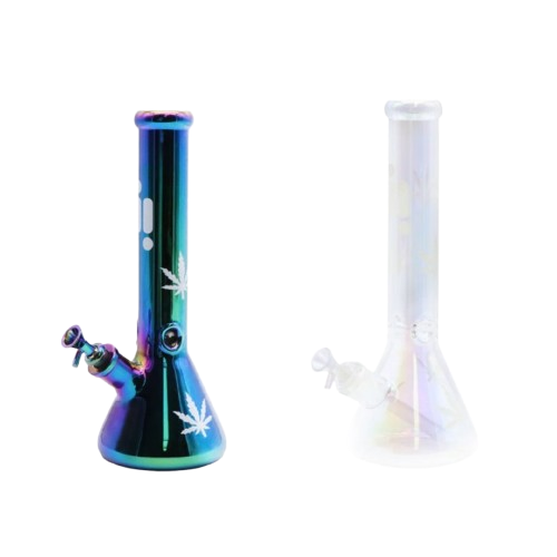 Infyniti 14" Beaker w/ Ice Pinch - Chrome Finish Leaf