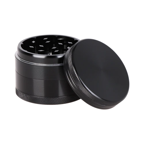 Blank Metal Grinder - 4pc / 2.2" / Black