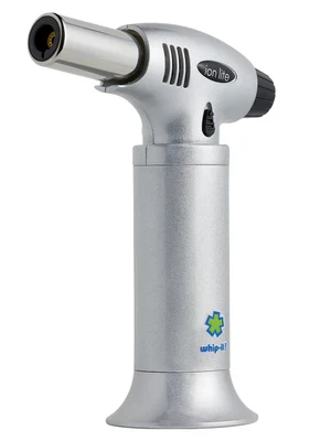 whip-it! Ion Lite Torch Lighter - 6" / Silver