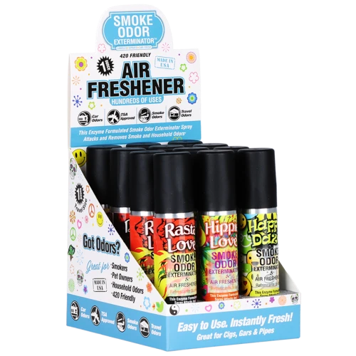12ct Smoke Odor Exterminator Spray Display - 1oz / Pop Culture Mix