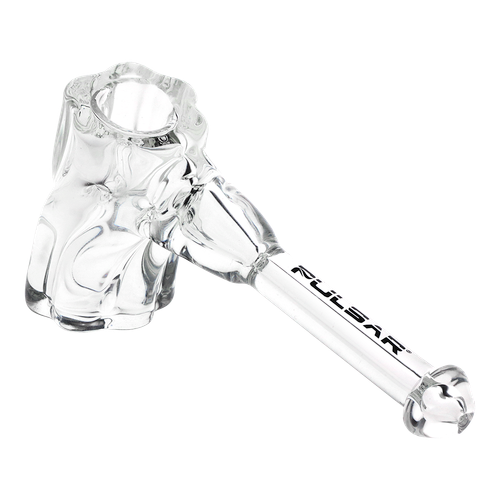 Pulsar Elegant Glass Hand Pipe with Built-In Honeycomb Screen - 5.2"