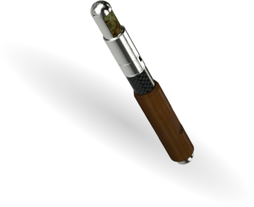 The Hippie Pipe - Analog Vaporizer Pen Brown