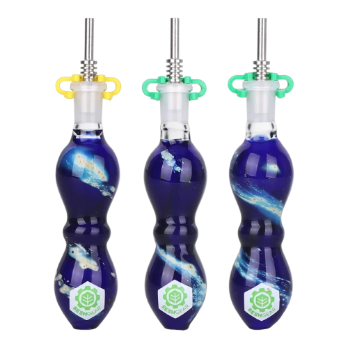 3ct SeshGear Galactic Stew Dab Straw w/ Titanium Tip Bundle - 4.25"