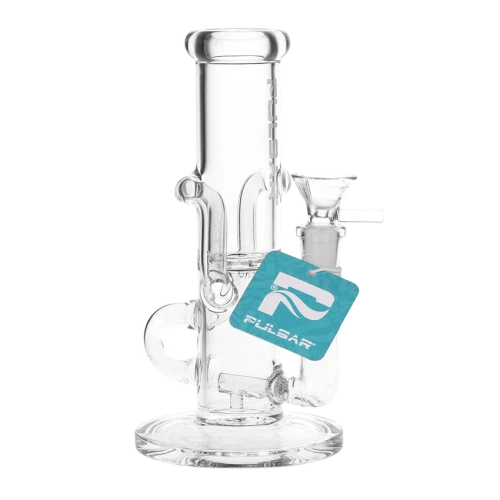 Pulsar Recycler Straight Tube Glass Water Pipe - 7.25" / 14mm F