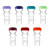 14mm Coloured Stripe Bowls by Pulsar