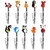 3" Glass Animal Memo Clips - Pack of 30 Assorted