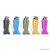 25ct Toker Poker Clipper Mixed Colours Display