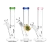 SeshGear Classic Straight Tube Water Pipe - 4mm Thickness - 14mm F / Colors Vary