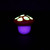 10pc Glow in Dark Mushroom Silicone Concentrate Container Set - 5ml/Assorted Colors