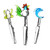 50PC BUNDLE - Glass Memo Clips - Assorted Styles