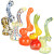 10ct Art Glass Bubbler Bundle - 5" - 6" / Assorted