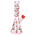Life Is A Bowl Of Cherries Beaker Water Pipe - 10"/14mm F/Pink
