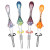 Pulsar Candy Frit Twist Dab Straw - 7.5"