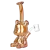 Bear-ly Coherent Glass Dab Rig - 7" / 14mm F / Colors Vary