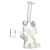 Bear-ly Coherent Glass Dab Rig - 7" / 14mm F / Colors Vary