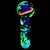 6ct 420 Painted Glow In The Dark Glass Hand Pipe Bundle - 5" Assorted