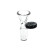 Black Herb Slide w/ Embossed Leaf Tab - 14mm Male