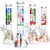 Silly Santa Glass Beaker Water Pipe - 10" / 14mm F / Designs Vary