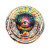 Pulsar Design Series Round Glass Ashtray | 3.4" | Assorted Designs | 6ct Display