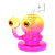 Neon Beastie Glass Dab Rig - 4" / 14mm F / Colors Vary
