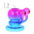 Neon Beastie Glass Dab Rig - 4" / 14mm F / Colors Vary