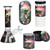 Alien Glass Beaker Water Pipe Smoking Set - 7.75" / 14mm F Alien