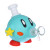 Power Up Star Friend Silicone Water Pipe - 4.5" / 14mm F