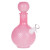 Vintage Crystal Decanter Ombre Glass Water Pipe - Cruet / 9.75" / 14mm F / Colors Vary